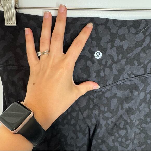 Lululemon Align Jogger 28" Formation Camo Deep Coal Multi Nulu Pants Stretchy 6 - Picture 4 of 6